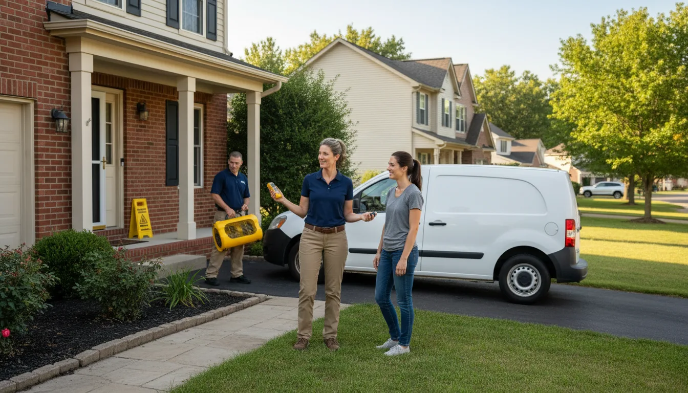 Residential water damage restoration in Fishtail, MT